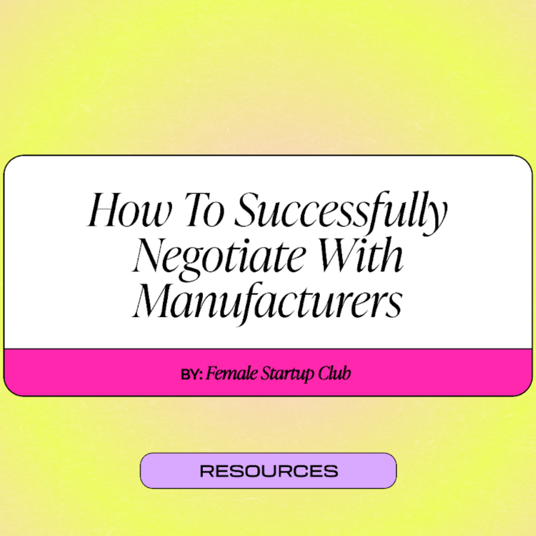 How To Successfully Negotiate With Manufacturers